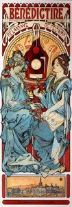 ベネディクチネン 作： Alphonse Mucha